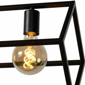Clearance Lucide Suspension Fabian abat-jour métal, à 4 lampes