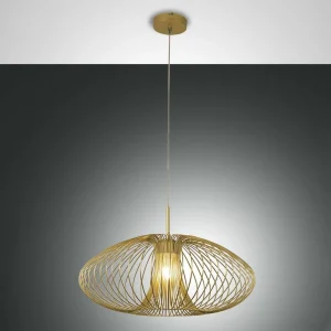 Cheap Fabas Luce Suspension Fassa, or mat précieux, Ø 60 cm, métal