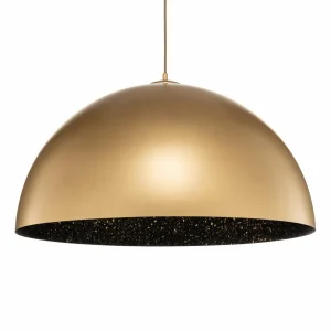 Discount SIGMA Suspension Fera, or/noir moucheté, Ø70cm