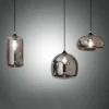 Flash Sale Fabas Luce Suspension Fiona, gris-transparent, 3 lampes, verre