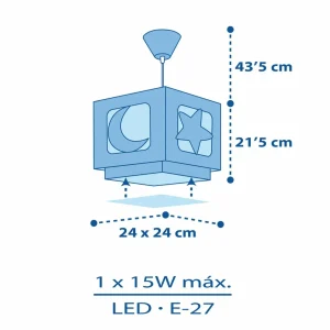 Shop Dalber Suspension fluorescente NACHTHIMMEL bleu