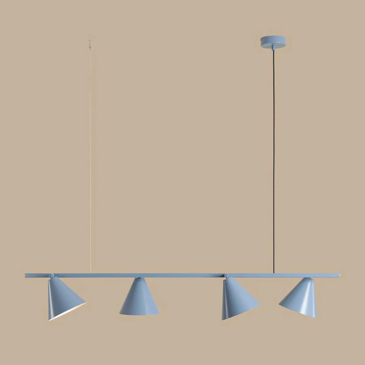 suspension_form__mtal_cne___lampes_bleu_clair_0.webp Shop ALDEX Suspension Form 4, métal, cône, à 4 lampes, bleu clair