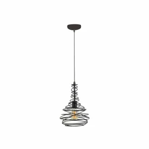 Sale Zijlstra Suspension Foxtrott, noire, à une lampe