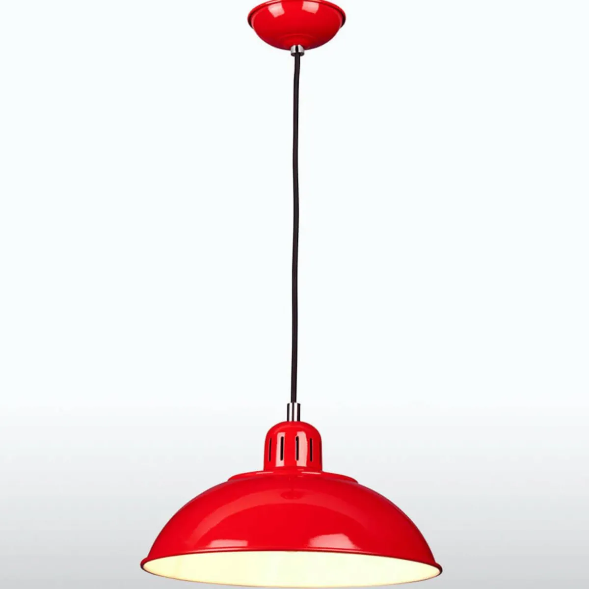 suspension_franklin_rouge_au_design_rtro_1.webp Cheap Elstead Suspension Franklin rouge au design rétro