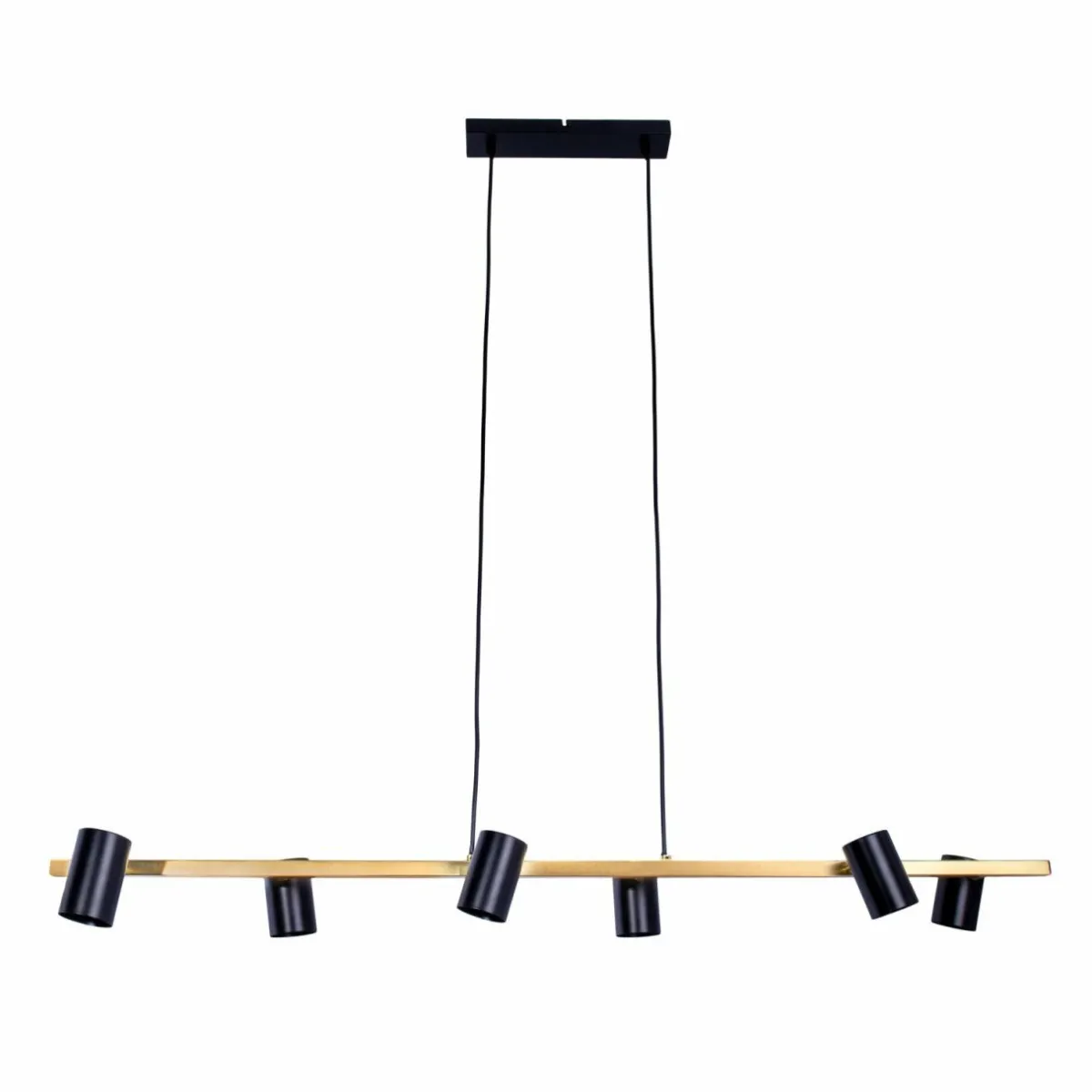 suspension_frida_avec__spots_noirelaiton_2.webp Fashion Näve Suspension Frida avec 6 spots, noire/laiton