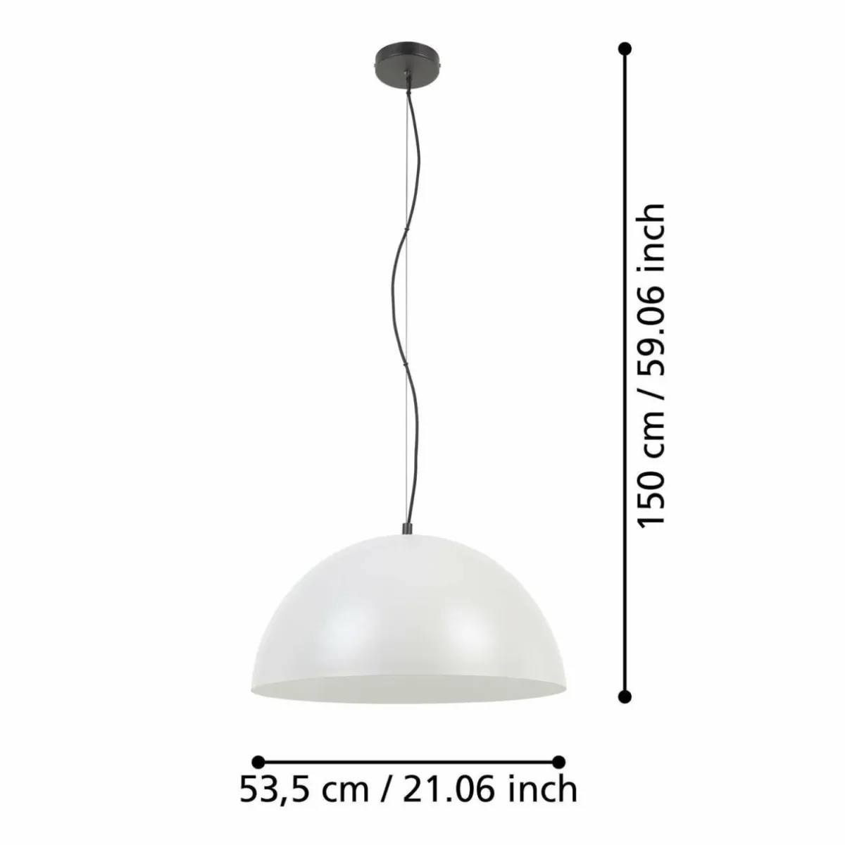 suspension_gaetano____cm_grisblanc_acier_1.webp New EGLO Suspension Gaetano 1, Ø 53 cm, gris/blanc, acier