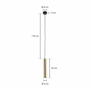 Flash Sale Argon Suspension Gaja à une lampe