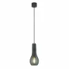 Store Helestra Suspension Gara avec abat-jour verre fumé, 1 lampe