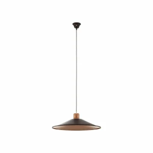 New Nowodvorski Lighting Suspension Garret I en brun foncé/cuivré Ø 50 cm