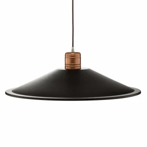 New Nowodvorski Lighting Suspension Garret I en brun foncé/cuivré Ø 50 cm