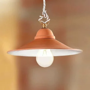 Cheap Ceramiche Suspension GIULIA avec abat-jour céramique 43 cm