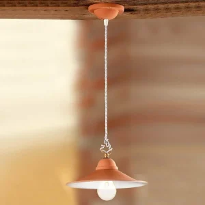 Cheap Ceramiche Suspension GIULIA avec abat-jour céramique 43 cm