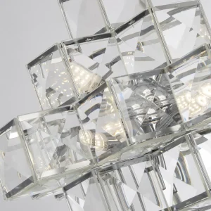 New Searchlight Suspension Glacier abat-jour en acrylique 55 cm