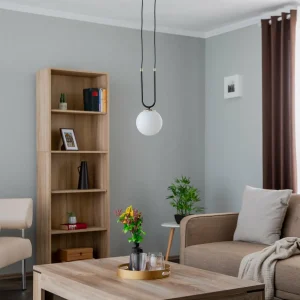 Discount EMIBIG LIGHTING Suspension Glam, noire/opale, une lampe