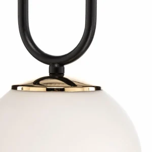 Discount EMIBIG LIGHTING Suspension Glam, noire/opale, une lampe