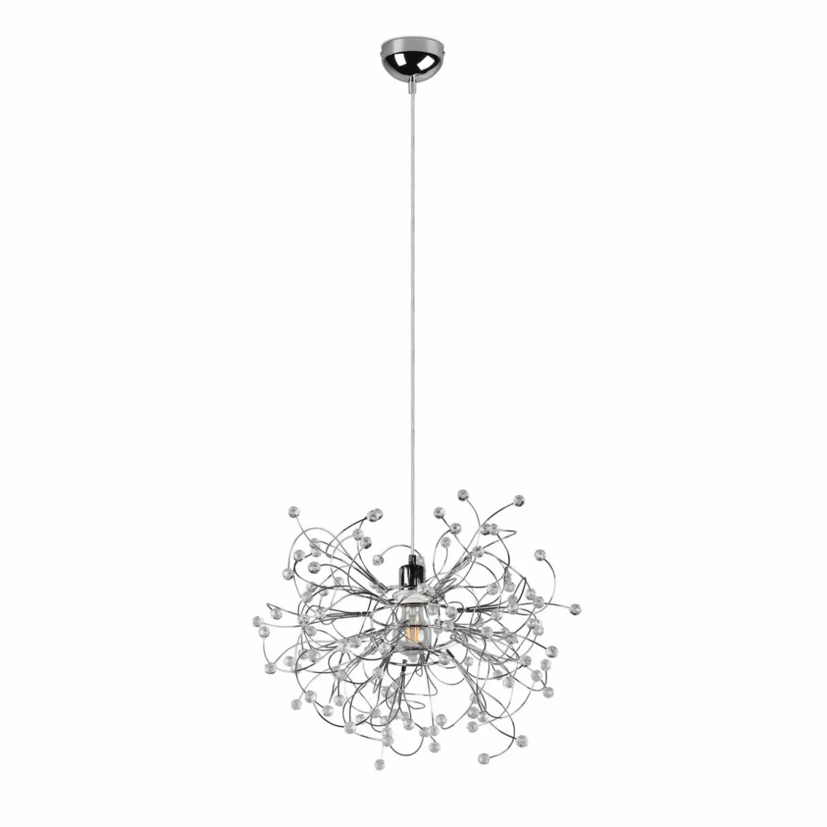 suspension_gloria_e__une_lampe_chrome_1.webp Best Reality Leuchten Suspension Gloria, E27, à une lampe, chromée
