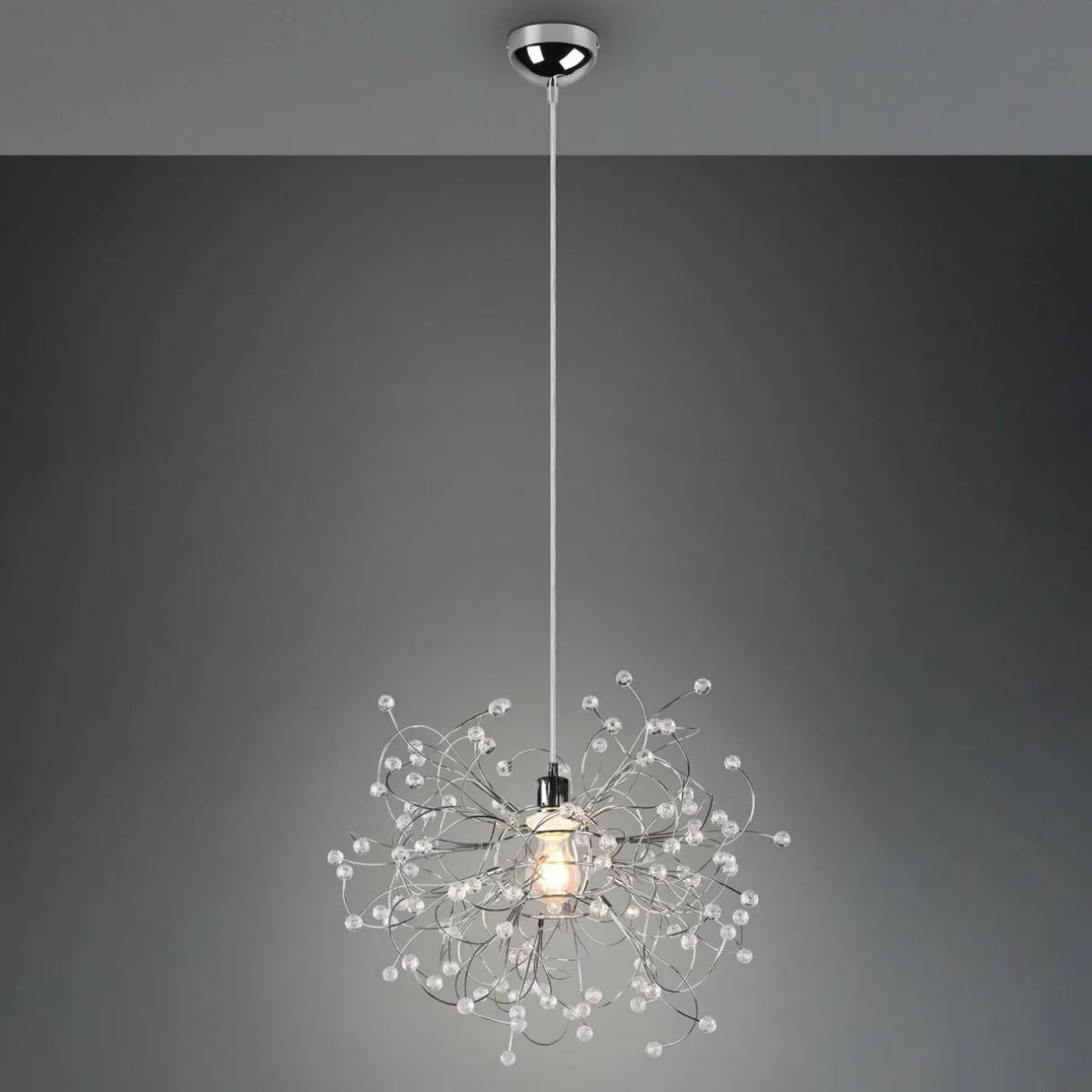 suspension_gloria_e__une_lampe_chrome_2.webp Best Reality Leuchten Suspension Gloria, E27, à une lampe, chromée