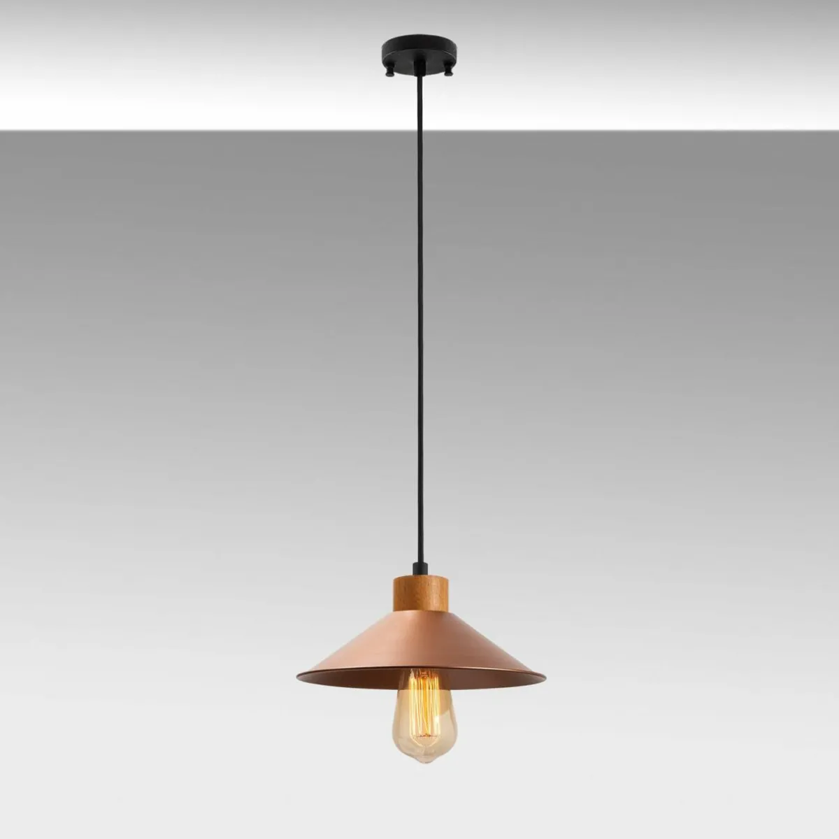 suspension_gmn___lampe_dtail_bois_cuivre_2.webp Cheap Opviq Suspension GMN-00003 à 1 lampe détail bois cuivre