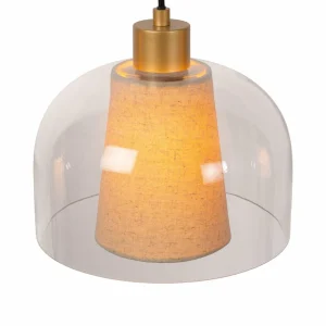 Sale Lucide Suspension Gunhild, à 3 lampes, poutre