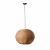 New FARO BARCELONA Suspension Haka avec abat-jour en rotin, Ø 53 cm