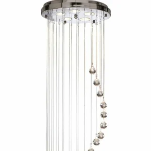 Flash Sale Searchlight Suspension Hallway avec pendentif cristal, 180 cm