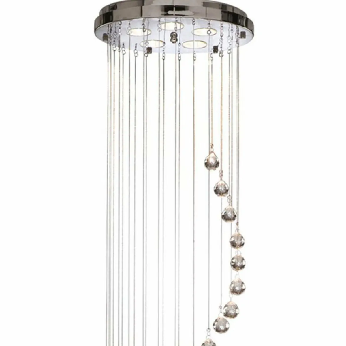 suspension_hallway_avec_pendentif_cristal_cm_1.webp Flash Sale Searchlight Suspension Hallway avec pendentif cristal, 180 cm