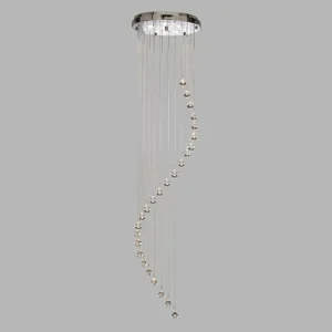 Flash Sale Searchlight Suspension Hallway avec pendentif cristal, 180 cm