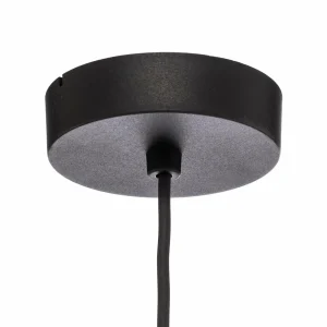 Fashion TK Lighting Suspension Harmony, noir, Jute Natur, Ø 40 cm