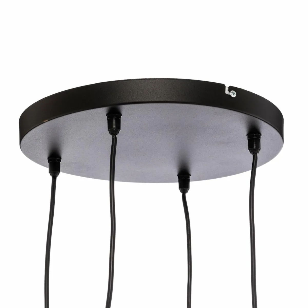 suspension_helen_ronde_grisnoirargent__lampes_4.webp Cheap Euluna Suspension Helen ronde gris-noir-argenté 4 lampes