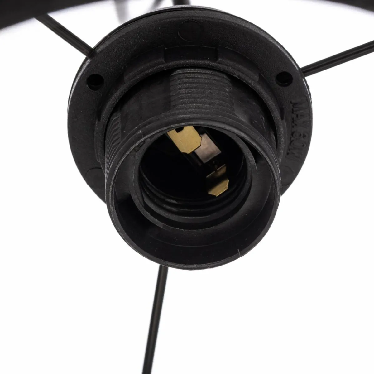suspension_helen_ronde_grisnoirargent__lampes_5.webp Cheap Euluna Suspension Helen ronde gris-noir-argenté 4 lampes