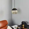 Fashion Alfa Suspension Hira à 1 lampe, noire/dorée