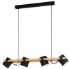 Cheap EGLO Suspension Hornwood, quatre lampes, inclinable