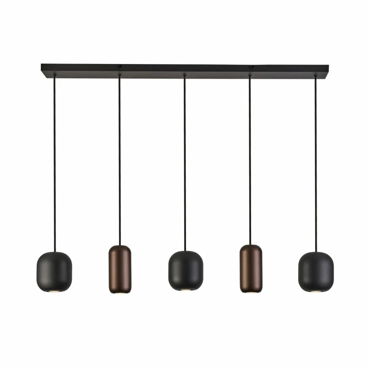 suspension_jane_longueur__cm_noirbrunvert__lampes_0.webp Cheap Brilliant Suspension Jane, longueur 102 cm, noir/brun/vert, 5 lampes