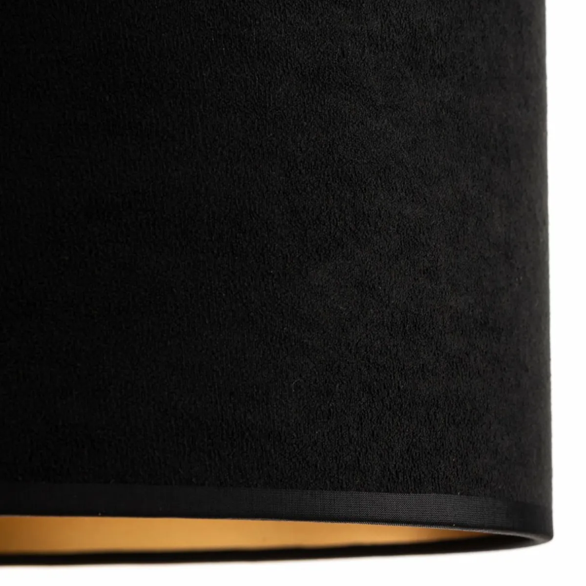 suspension_jari_abatjour_tissu__lampe_noir_dor_3.webp Cheap EMIBIG LIGHTING Suspension Jari abat-jour tissu 1 lampe noir doré