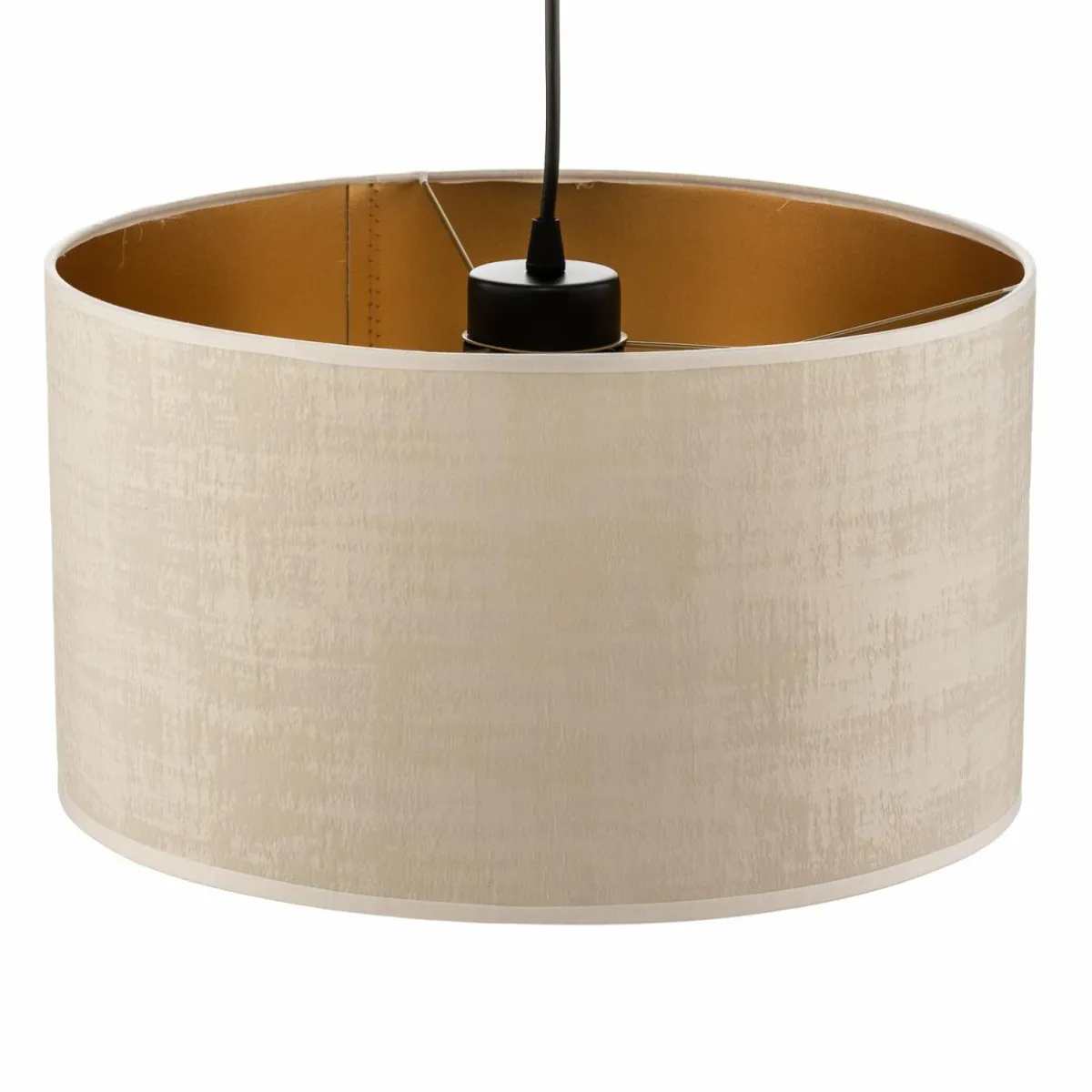 suspension_jari_abatjour_tissu__lampe_vert_dor_4.webp Shop EMIBIG LIGHTING Suspension Jari abat-jour tissu 1 lampe vert doré