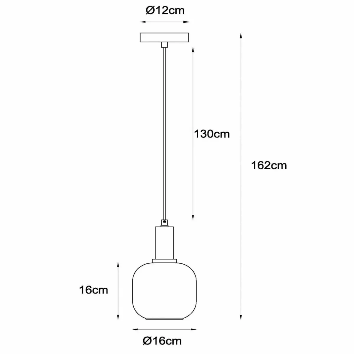suspension_joanet___cm___lampe_verre_noir_0.webp Clearance Lucide Suspension Joanet, Ø 16 cm, à 1 lampe, verre, noir