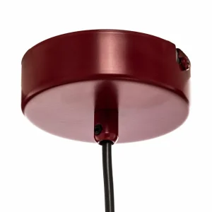 Best ALDEX Suspension Joel, bordeaux/blanc, à 6 lampes