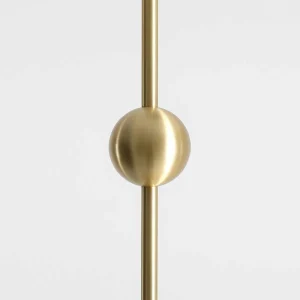 Sale ALDEX Suspension Joel, ronde, laiton/blanche, à 3 lampes