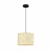 Store Euluna Suspension Jovin à un abat-jour rotin, Ø 25cm