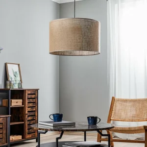 Cheap TK Lighting Suspension Juta, à une lampe Ø 50 cm