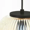 New Brilliant Suspension Kaizen, Ø 40 cm, ambre, 3 lampes, verre