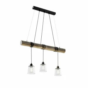 Online BRITOP Suspension Karrl à 3 lampes, gris fumée/grise