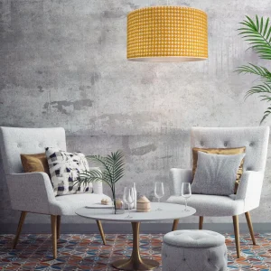 New Duolla Suspension Kent, Karo pied-de-poule, jaune
