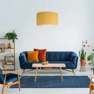 New Duolla Suspension Kent, Karo pied-de-poule, jaune
