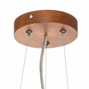 New Lamkur Suspension Kerio, Ø 47 cm, pin rustique