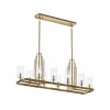 Best Quintiesse Suspension Kimrose, à 10 lampes, laiton