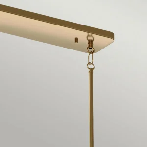 Best Quintiesse Suspension Kimrose, à 10 lampes, laiton