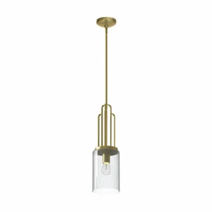 Fashion Quintiesse Suspension Kimrose, à 1 lampes, laiton