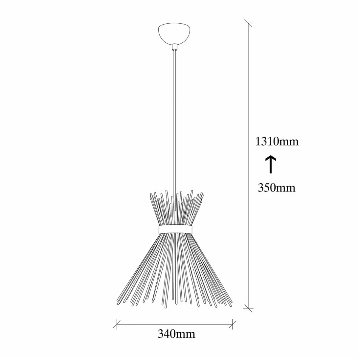 suspension_kirpi____lampe_cm_noir_0.webp Cheap Opviq Suspension Kirpi 3081 à 1 lampe Ø34cm noir