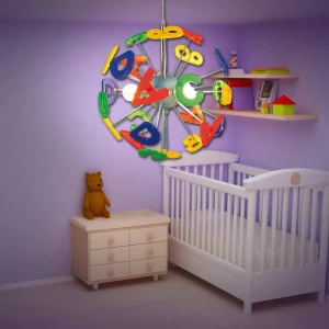 Cheap Näve Suspension Kizi aux lettres multicolores